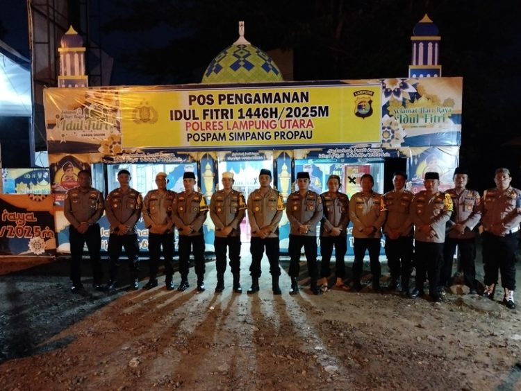 Pastikan kondisi Arus Mudik Aman Dan Nyaman, Kapolres Lampung Utara Pimpinan Patroli Subuh
