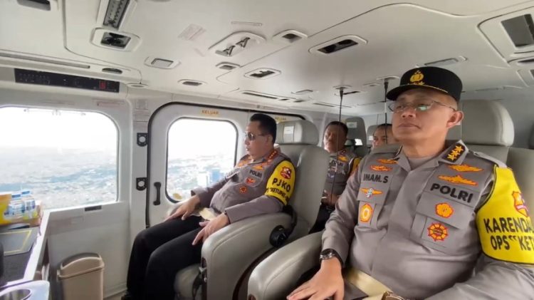 Kapolri Pantau  Langsung Jalur Mudik Via Udara