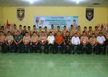 Wakil Bupati Hadiri Pembukaan Muscab XII Gerakan Pramuka Kwarcab Lampung Utara