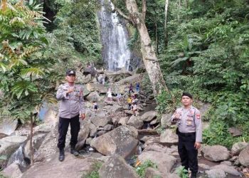 H+ 3 Idul Fitri 2025, Jajaran Polres Lampung Utara Menggelar Patroli di Seputaran Objek Wisata