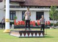 Pimpin Apel Pagi, Kapolres Lampung Utara Gelar Halal Bihalal Bersama Personel