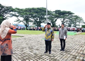 Pasca Libur Bersama Hari Raya Idul Fitri, Pemkab Tanggamus Gelar Apel Perdana Dan Halalbihalal