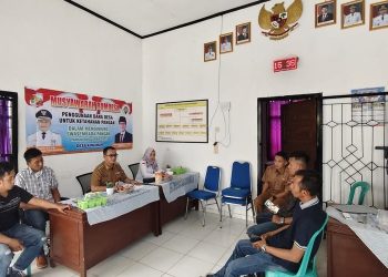 Dukung Ketahanan Pangan Pemdes kinciran Lakukan Program Penggemukan 45 Ekor Kambing 