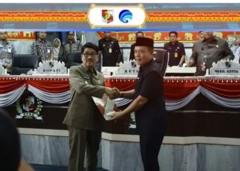 Paripurna DPRD Lampung Utara Sahkan LKPJ Bupati Tahun Anggaran 2024