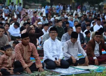 Pemerintah Kabupaten Lampung Utara Gelar Sholat Ied Berjamaah Dan Halal Bihalal.