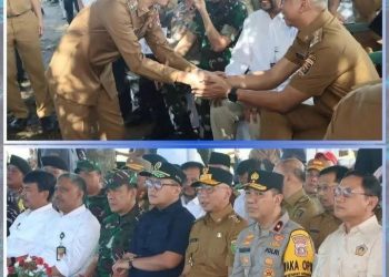 Wakil Bupati Lampung Utara Hadiri Panen Raya Serentak Bersama Gubernur Lampung