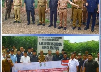 Wakil Bupati Lampung Utara Dampingi Komisi I DPRD Provinsi Lampung Tinjau Lokasi Calon Daerah Otonomi Baru Sungkai Bunga Mayang
