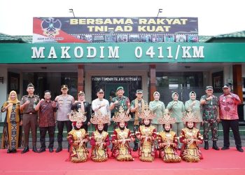 Pangdam II/Sriwijaya Kunjungi Kodim 0411 Metro: Tekankan Sinergi TNI, Polri, dan Pemkot untuk Pembangunan Daerah