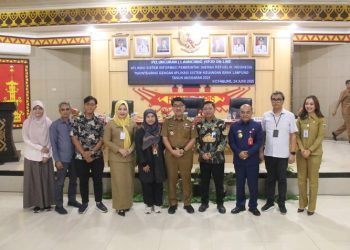 Pemkab Lampura Resmi Luncurkan SP2D Online Terintegrasi  Dengan SIPD-RI Dan Bank Lampung 