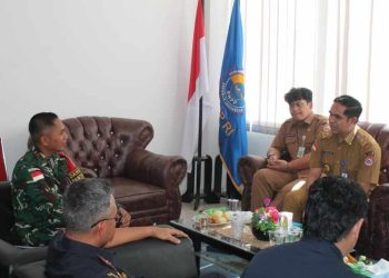 Jalin Kerjasama dan Sinergi, Dansatgas Pamtas RI-Malaysia Yonkav 3/AC Kunjungi PLBN Badau