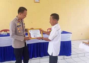 Berhasil Ungkap Kasus 3C, Polsek Bunga Mayang Polres Lampung Utara Terima Penghargaan Dari Camat dan PG Bunga mayang.