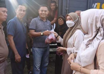 Hari Raya Idul Adha 1446 H, Polres Lampung Utara Potong Hewan Qurban 3 Sapi dan 5 Kambing