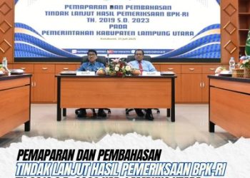 Bupati Lampung Utara dan Kajari Bahas Tindak Lanjut Hasil Pemeriksaan BPK RI 2019–2023