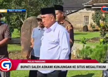 Bupati Tanggamus Kita Kunjungi Situs Batu Bedil