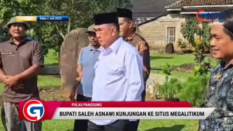 Bupati Tanggamus Kita Kunjungi Situs Batu Bedil