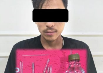 Sat Narkoba Polres Metro Grebek Kontrakan, Pria Ini Diamankan Bersama Alat Hisap Sabu