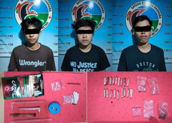 Tiga Pemuda Diamankan Polisi di Metro Timur, Diduga Konsumsi Narkotika