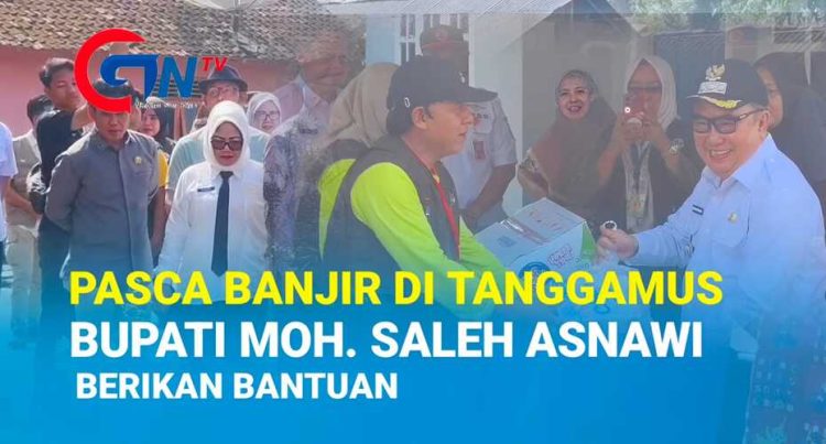 Bupati Tanggamus Bersama Forkopimda Tinjau dan Berikan Bantuan warga Terdampak Banjir