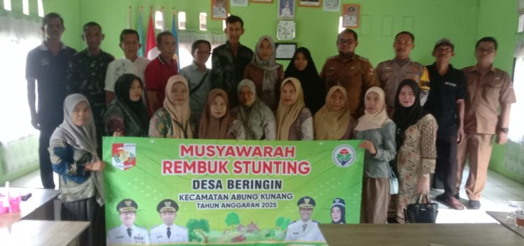 Pemdes Beringin Gelar Musyawarah Rembuk Stunting Tahun 2025