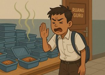 Menu MBG Disajikan Basi Di SMP Negeri 10 Metro 