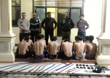 Aksi Cepat Aparat Kepolisian Berhasil Gagalkan Rencana Tawuran Antar Kelompok Remaja di Kota Metro.