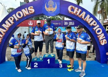 SEKDA LAMPUNG UTARA IKUTI PORNAS XVII KORPRI DI SUMATERA SELATAN