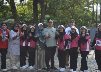 Wali Kota Metro Hi Bambang Iman Santoso Resmi Membuka Lomba Senam Kreasi Metro Bahagia