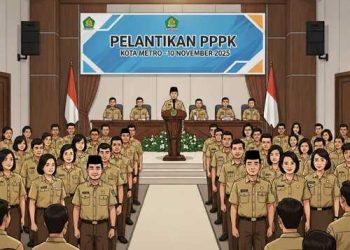 Wali Kota Dijadwalkan Lantik 37 PPPK Metro Bulan November