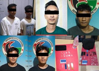 Polres Metro kembali Catat Prestasi Ungkap Tiga Kasus Penyalahgunaan Narkotika Dalam Satu Hari.