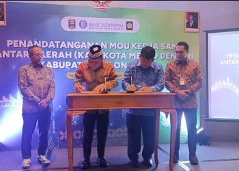 Dukungan BI ,Pemkot Metro lakukan MoU Dengan Kabupaten Kulon Progo