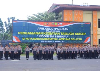 Polda Lampung Siap Amankan Acara Keagamaan Tabligh Akbar Indonesia Berdoa 2025