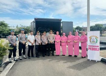 Polres Metro Polda Lampung Kirimkan Bantuan Sosial untuk Korban Bencana di Sumut, Sumbar, dan Aceh