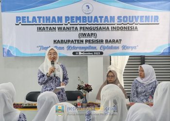 Ketua Iwapi Elizawati Buka Pelatihan Pembuatan Souvenir 
