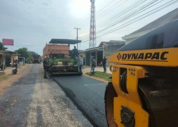 Pemkab Lampung Timur Tuntaskan Peningkatan Jalan Adirejo–Batas Kota Metro