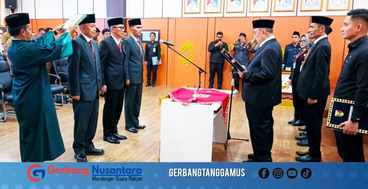Tiga Pejabat Kunci Pemkab Tanggamus Resmi Dilantik