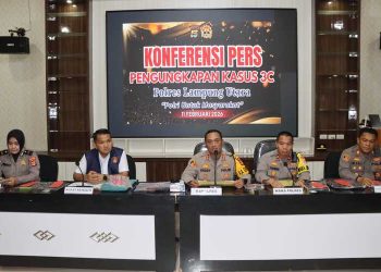 Ungkap Kasus 3C, Polres Lampung Utara Ringkus Pelaku Curas dan Pelaku Spesialis Pencurian Sepeda Motor Bersenjata Api