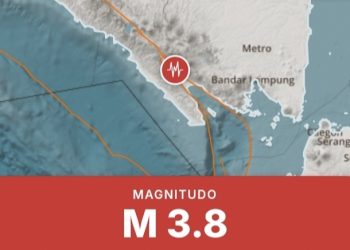 BMKG Catat Rentetan Gempa di Tanggamus, Magnitudo Tertinggi 3,8