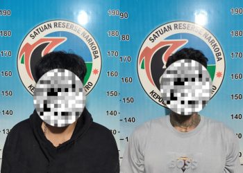 Satresnarkoba Polres Metro Amankan Dua Pria Beserta Barang Bukti Sabu di Kontrakan Hadimulyo Timur