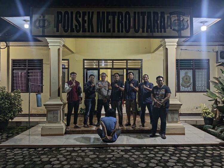 Polsek Metro Utara Amankan Terduga Pelaku Penipuan dan Penggelapan Mobil Fuso