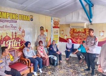 Pastikan Personel Siap, Karendal Ops Ketupat Krakatau 2026 Polres Lampung Utara Cek Kesiapan Pospam dan Posyan