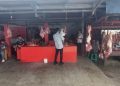 Cek Perkembangan Harga Sejumlah Bahan Pokok Jelang Idul Fitri, Polres Lampung Utara Pantau Pasar
