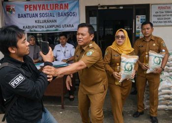 Polemik Bansos di Lampung Utara, Pasangan ASN Diduga Ambil Hak Warga, Wartawan Diintimidasi