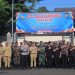 Polres Metro Polda Lampung Gelar Apel Sabuk Kamtibmas, Komitmen Bersama Masyarakat Jaga Kondusifitas Kota Metro