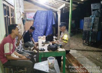 Respon Cepat Laporan 110, Polsek Sungkai Jaya Tertibkan Aktivitas Karaoke yang Meresahkan Warga