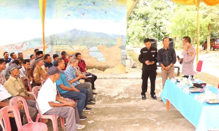 Tingkatkan Pelayanan, Polres Lampung Utara Sosialisasikan Layanan Call Center 110 Kepada Masyarakat