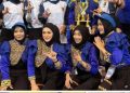 Sekretariat DPRD Provinsi Lampung Berpartisipasi dalam Lomba Senam Payu Kidah, Semarakkan HUT ke-62 Provinsi Lampung.