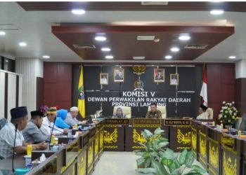 Komisi V DPRD Provinsi Lampung menerima audiensi dari Forum Lampung Anti-LGBT