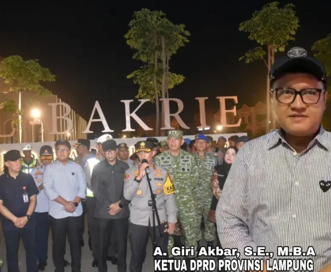 Ketua DPRD Lampung Apresiasi Sinergi Pengamanan Malam Takbiran di Provinsi Lampung