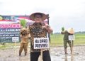 Ketua DPRD Provinsi Lampung, A. Giri Akbar, S.E., M.B.A., menghadiri kegiatan Tanam Padi Bersama Forum Koordinasi Pimpinan Daerah